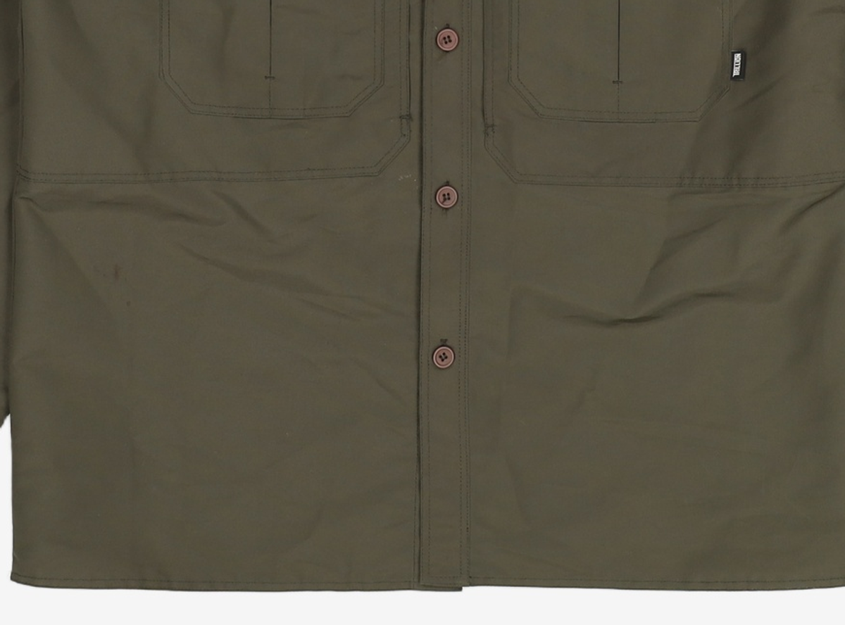 트릴리온(TRILLION) 트렌치 스티치 오버핏 셔츠자켓 (KHAKI) M