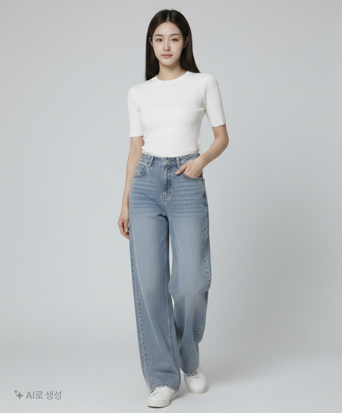 데케트(DECET) 청/데님 팬츠 M
