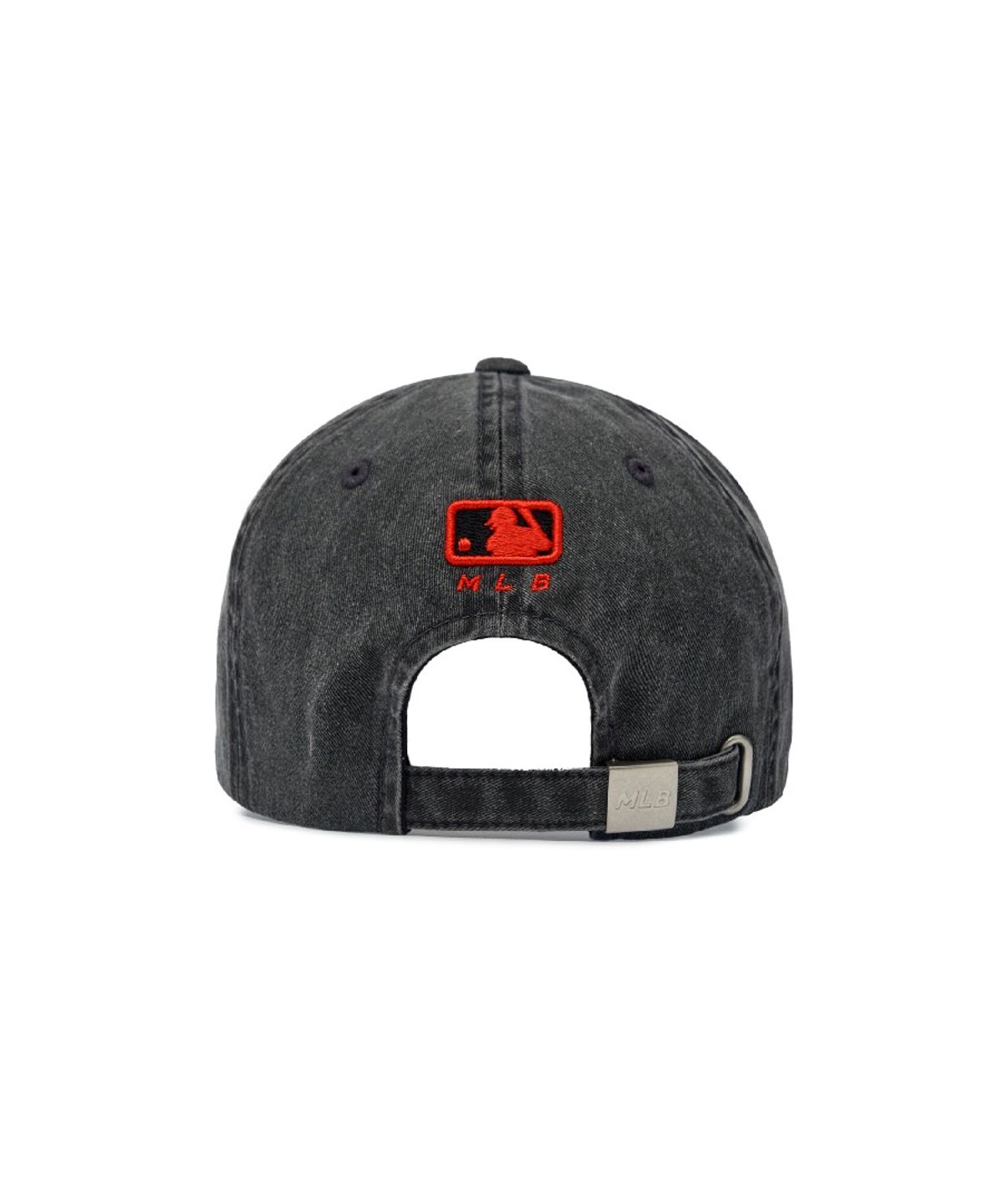 엠엘비 키즈(MLB KIDS) 컬시브 로고 워싱 볼캡 NY (Black)