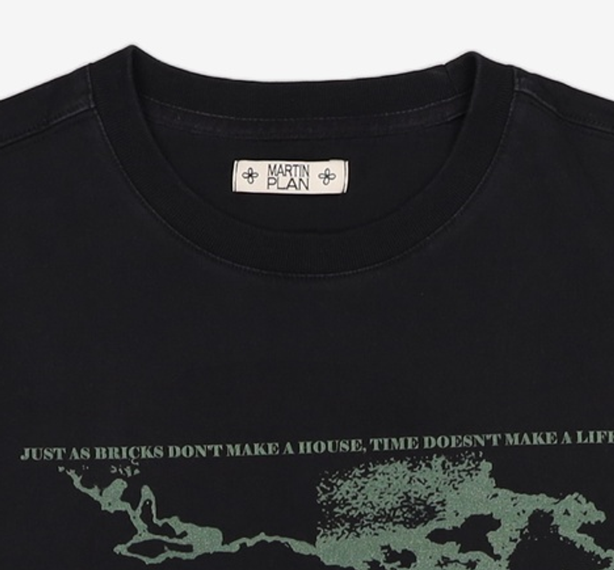 마틴플랜(MARTIN PLAN) Housekeeper Half T - BLACK XL