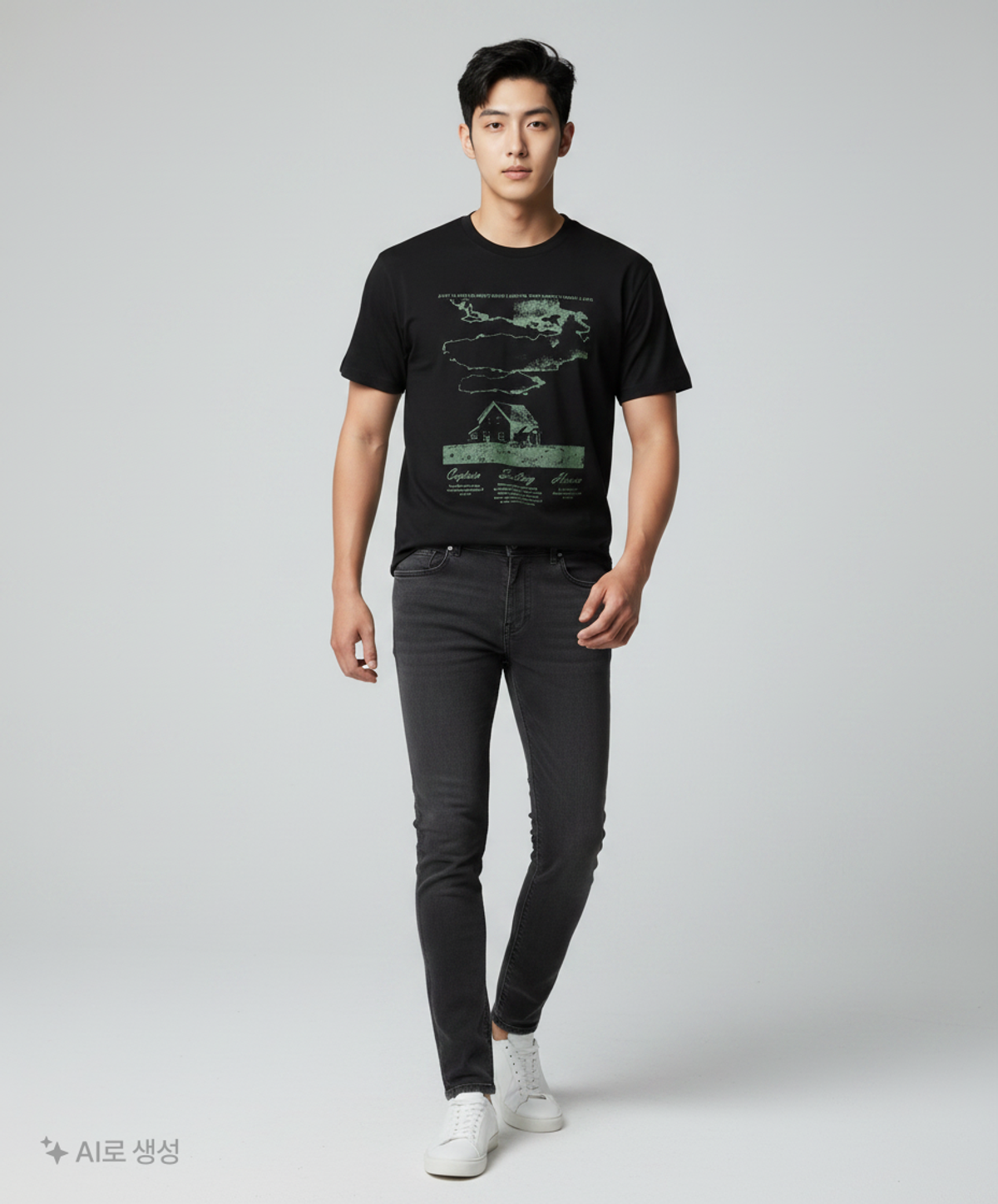 마틴플랜(MARTIN PLAN) Housekeeper Half T - BLACK XL