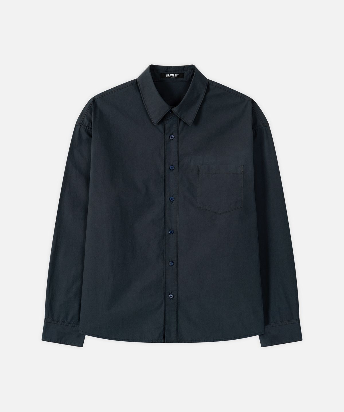 드로우핏(DRAW FIT) 케네디 코튼 크롭 워싱 셔츠 [3color]
