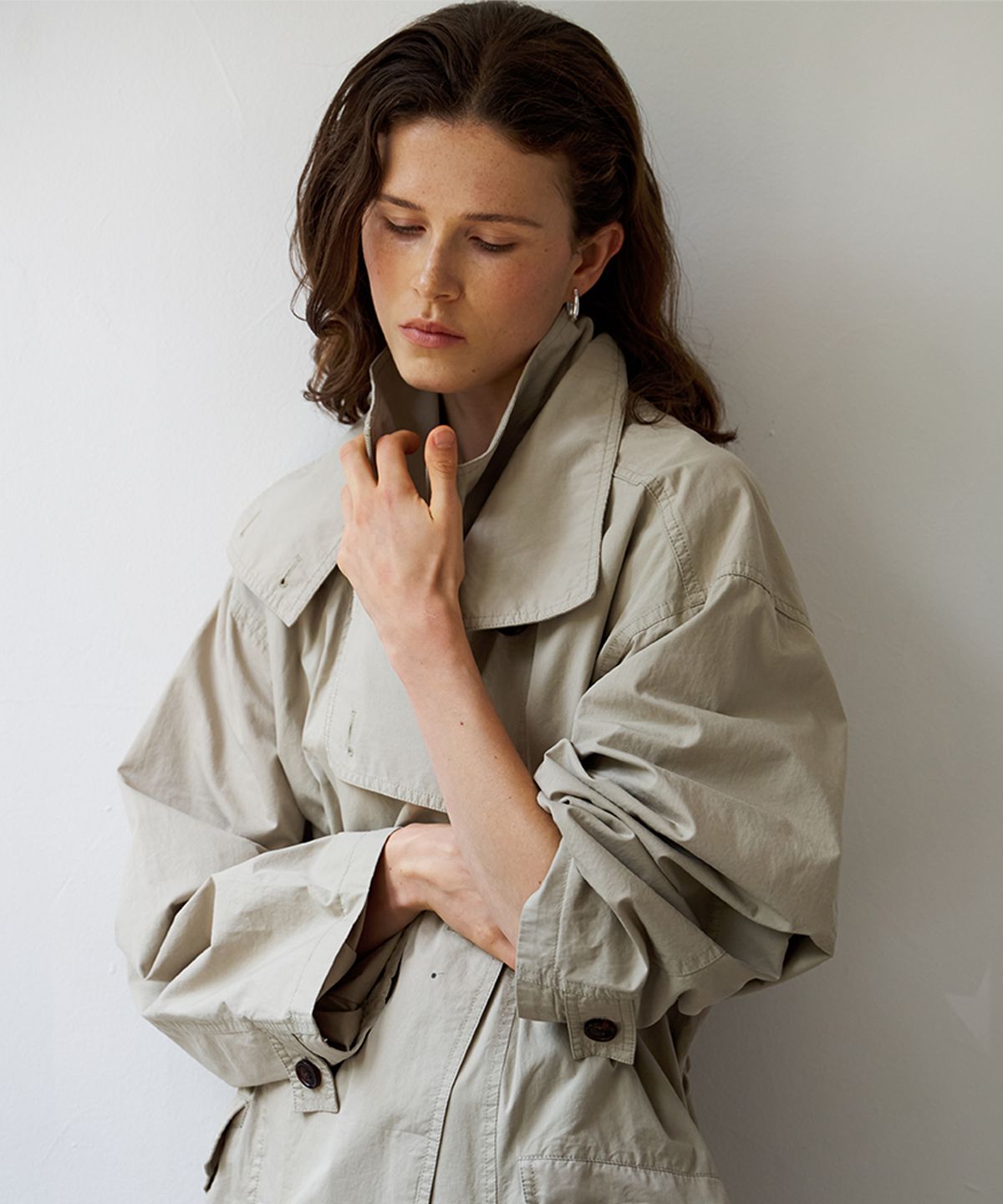 스르비(SELEVER) Double Layer Trench_2 Color