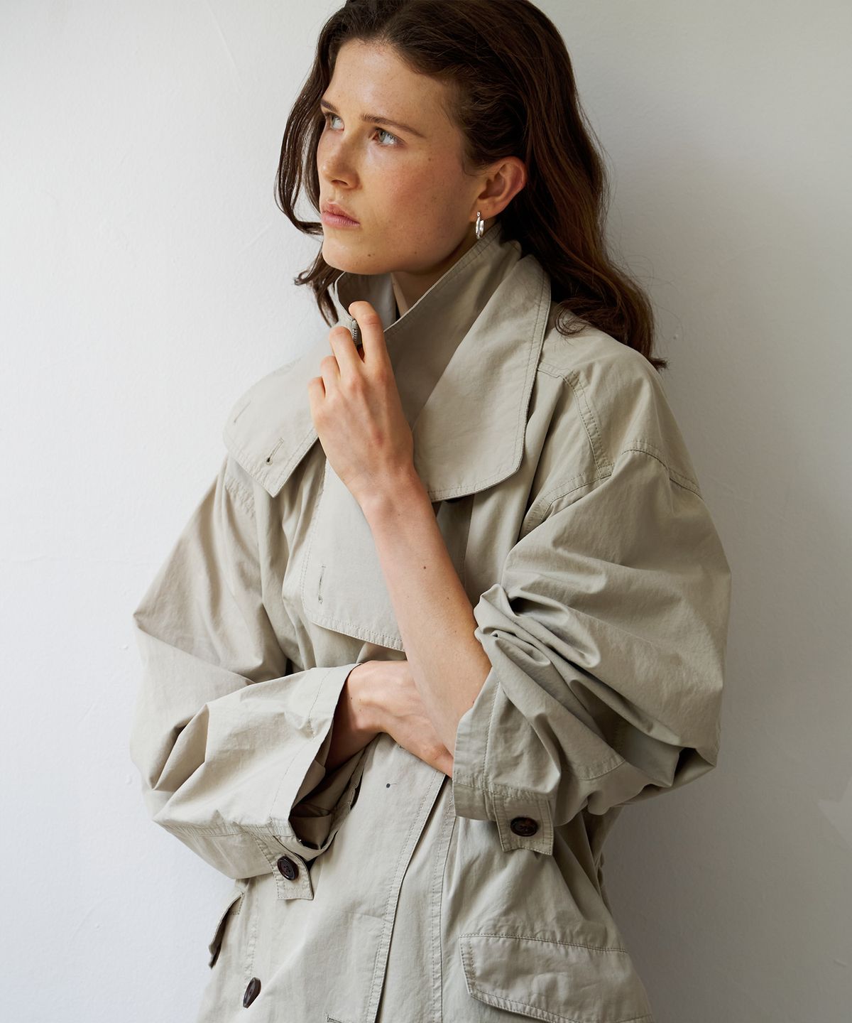 스르비(SELEVER) Double Layer Trench_2 Color