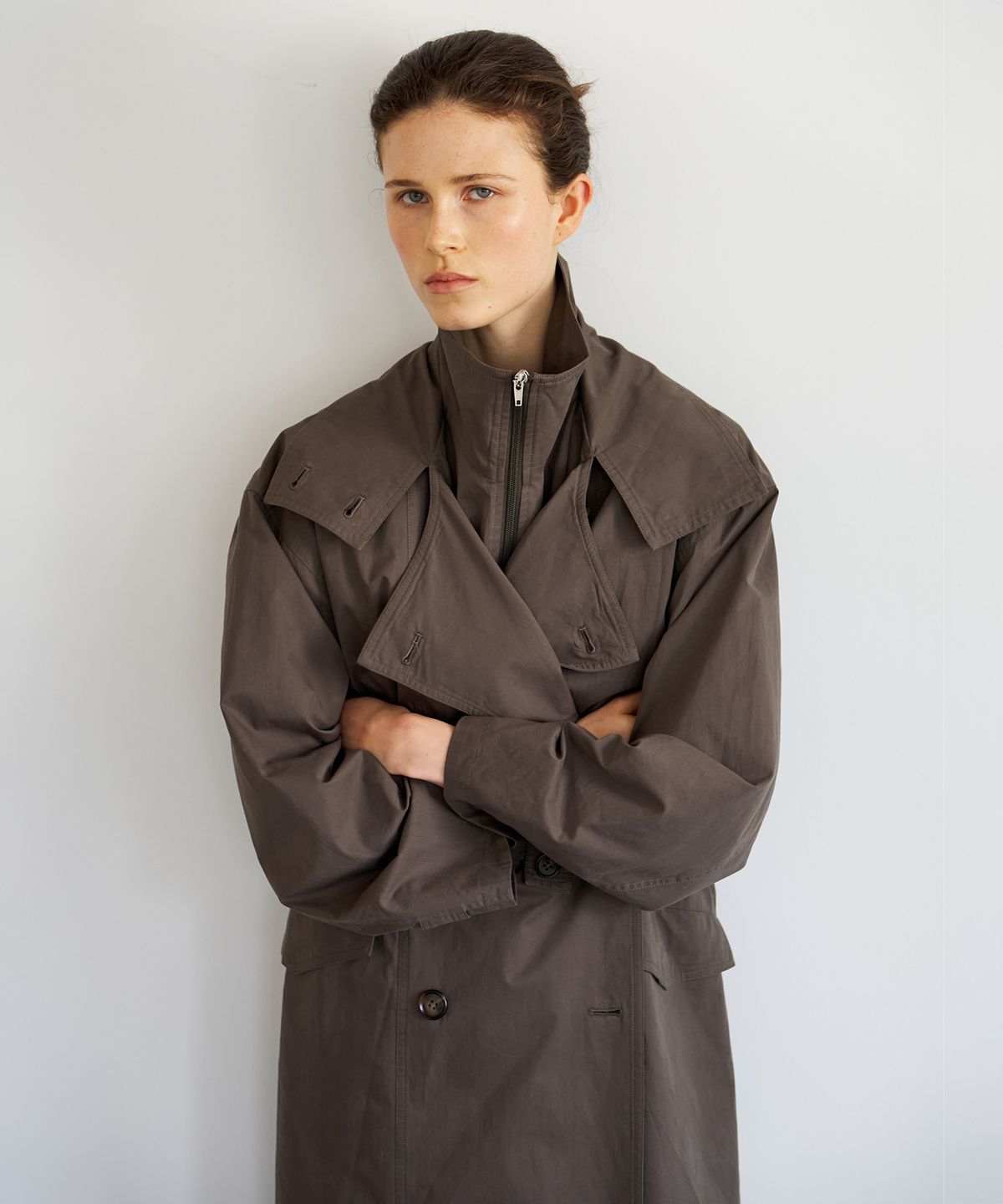스르비(SELEVER) Double Layer Trench_2 Color