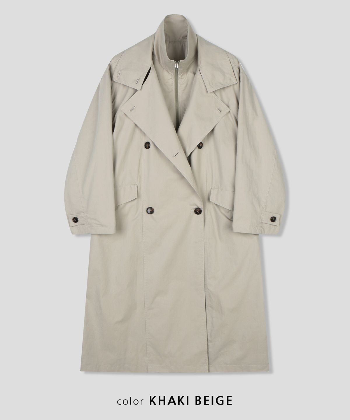 스르비(SELEVER) Double Layer Trench_2 Color