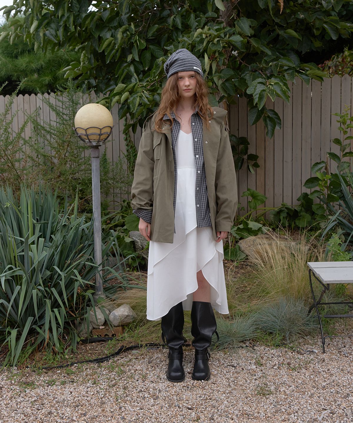 어패럴아카이브(APPAREL ARCHIVE) Paste field jacket - Khaki