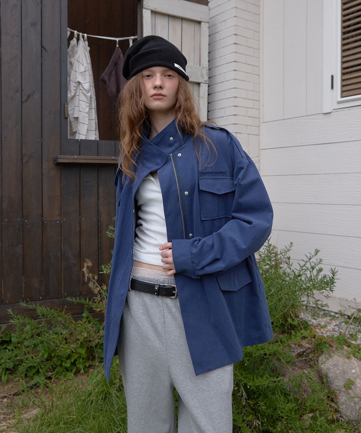 어패럴아카이브(APPAREL ARCHIVE) Paste field jacket - Navy