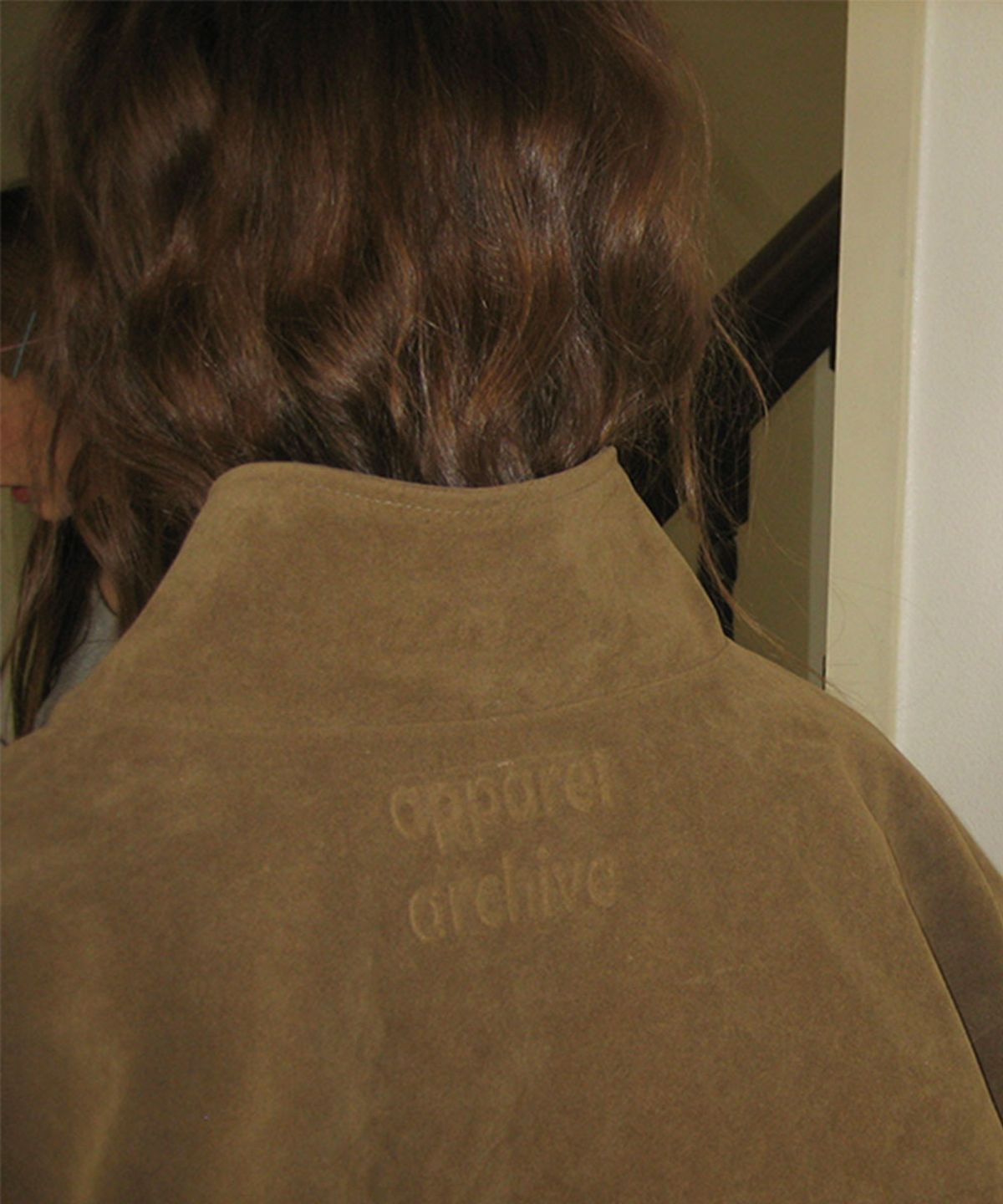 어패럴아카이브(APPAREL ARCHIVE) Sand suede blouson - Beige