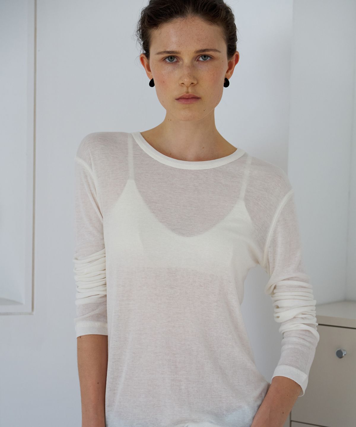 스르비(SELEVER) Mellow Tencel Tee_5 Color