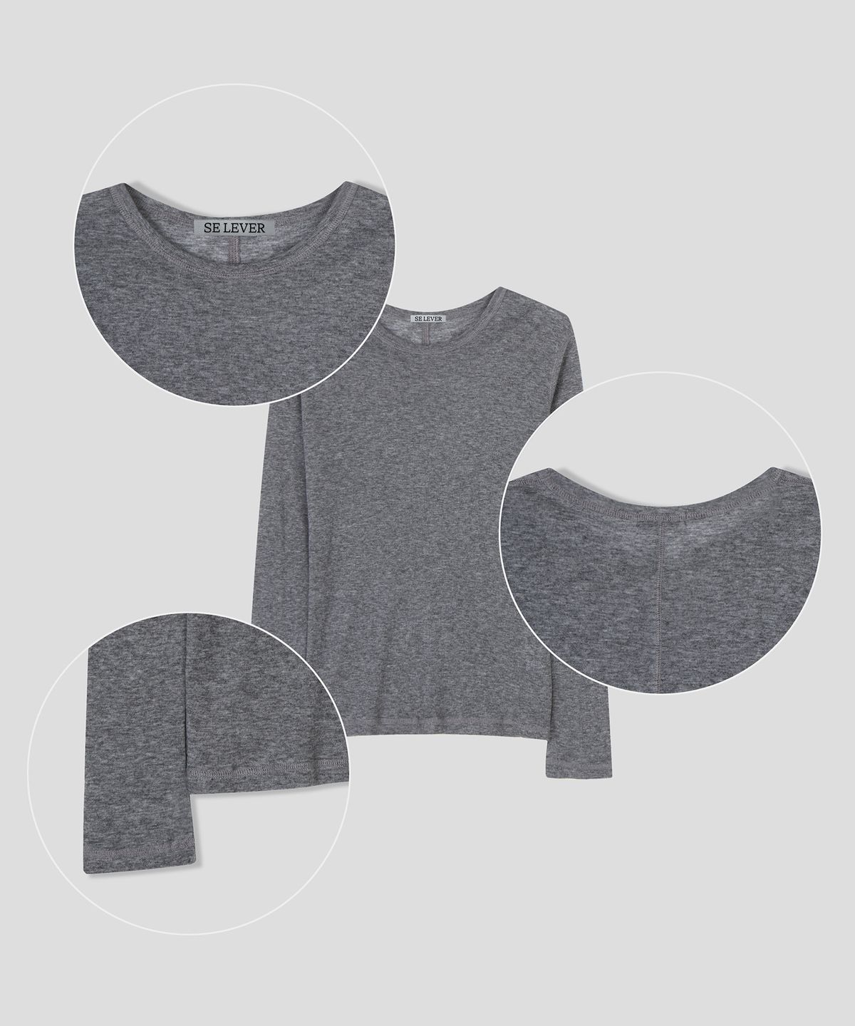 스르비(SELEVER) Mellow Tencel Tee_5 Color