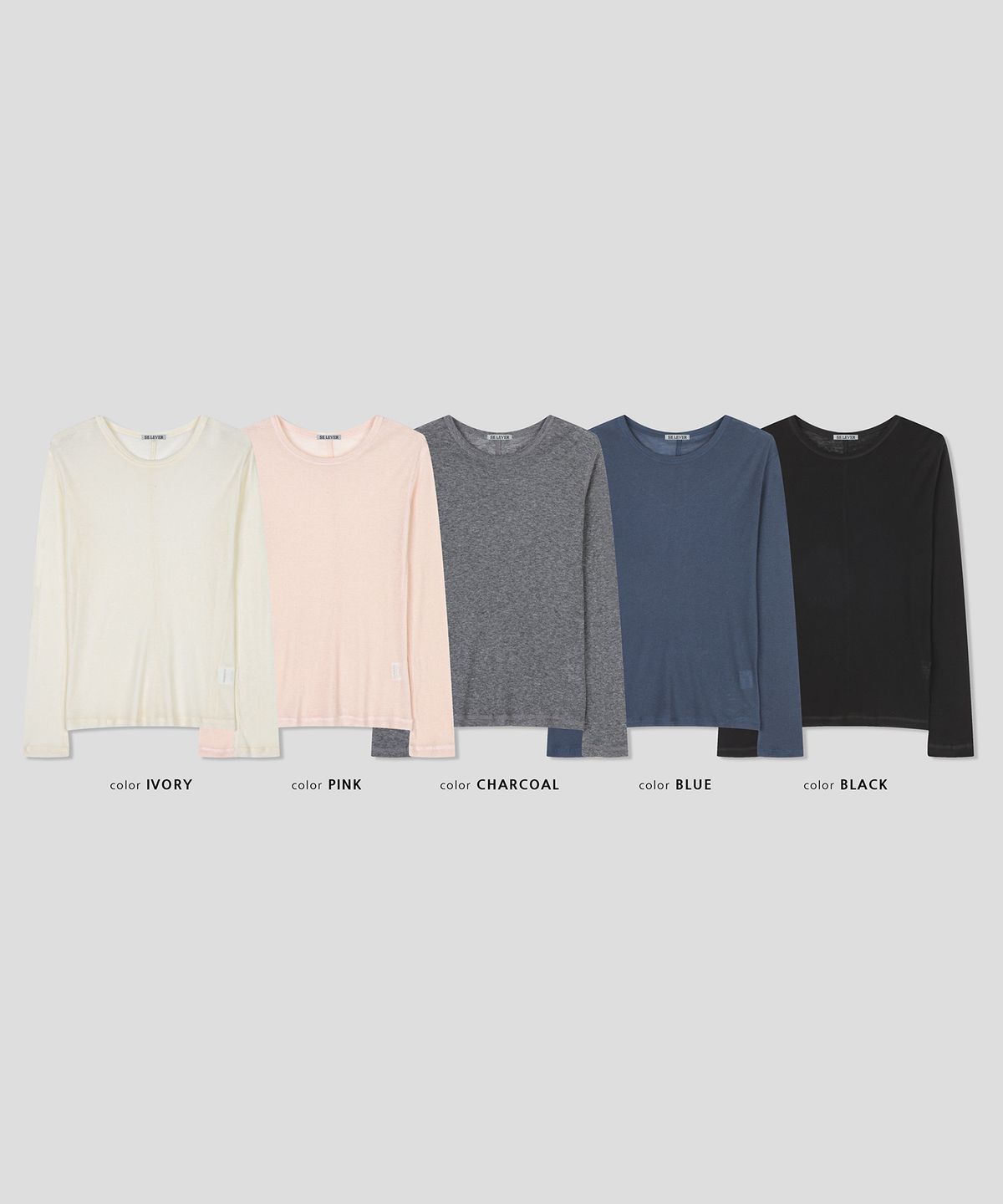 스르비(SELEVER) Mellow Tencel Tee_5 Color