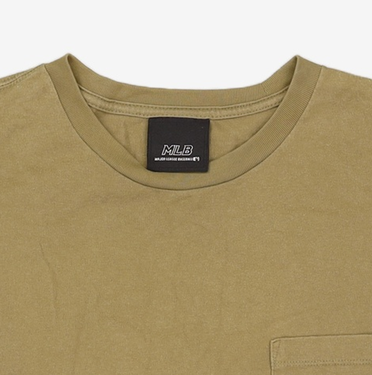엠엘비(MLB) 포켓 스몰로고 티셔츠 NY (KHAKI) S