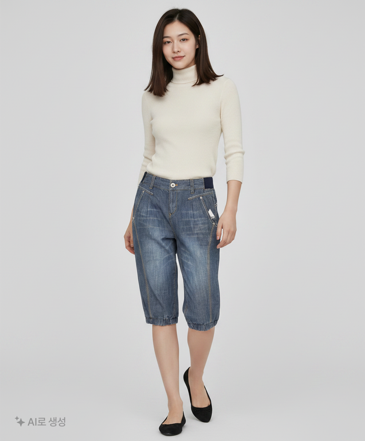 르꼬끄 스포르티브(LE COQ SPORTIF) 청/데님 팬츠 S