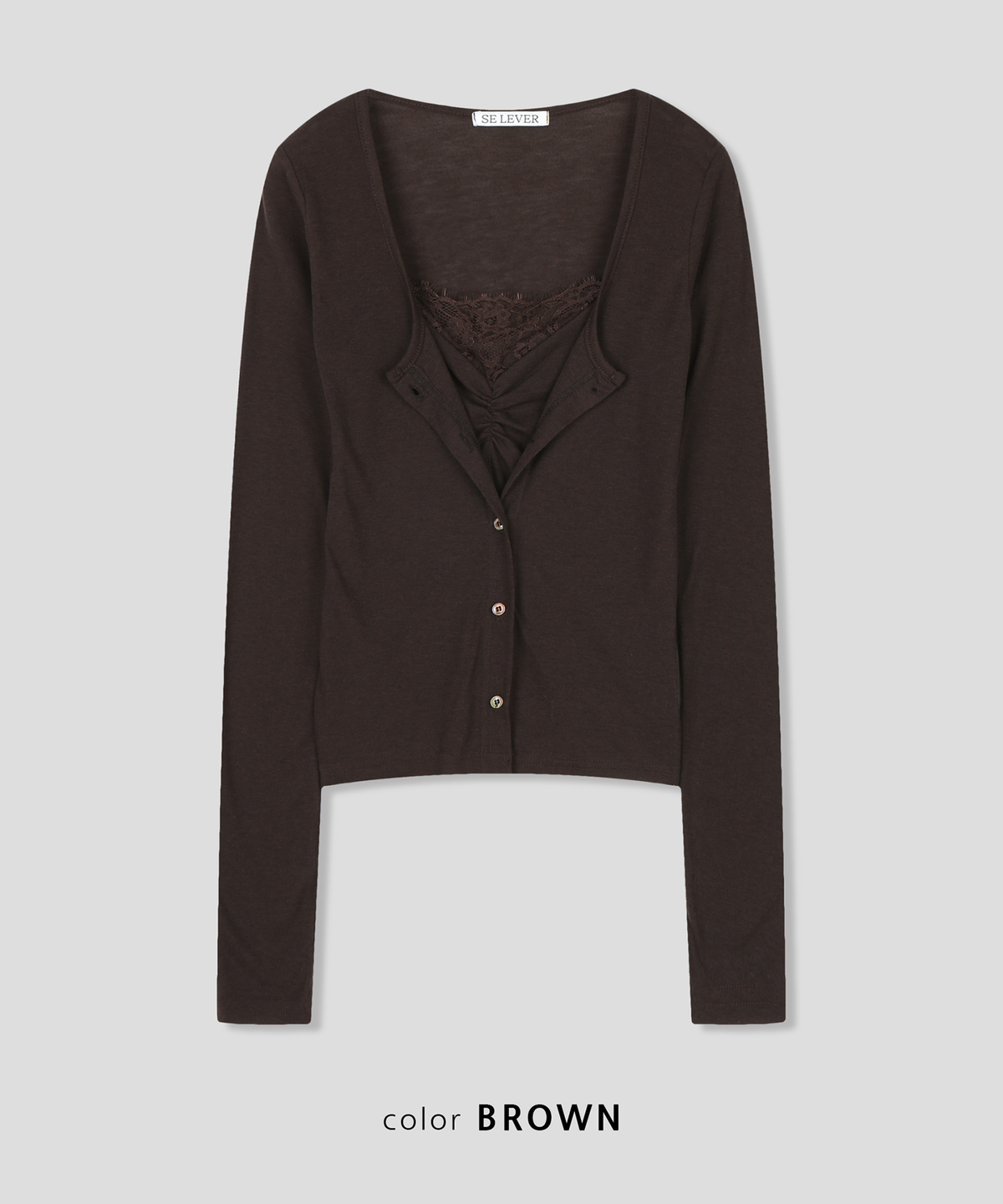 스르비(SELEVER) Grace Lace Top_4 Color