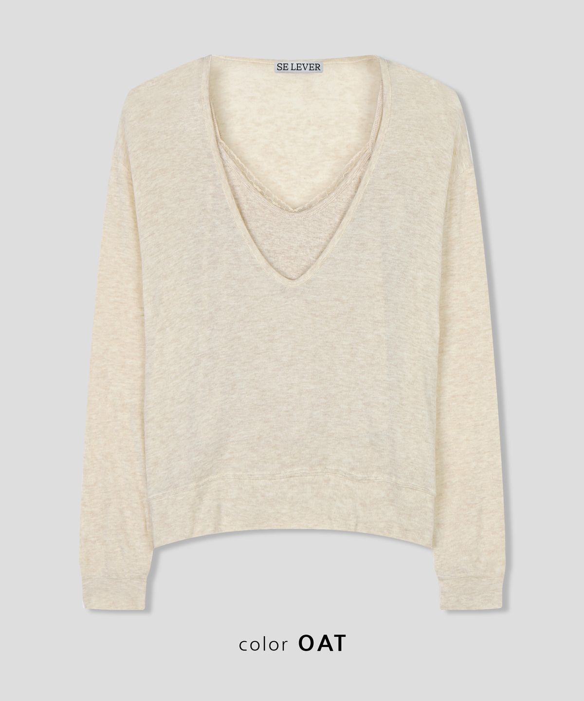 스르비(SELEVER) Ease Layered Top_6 Color