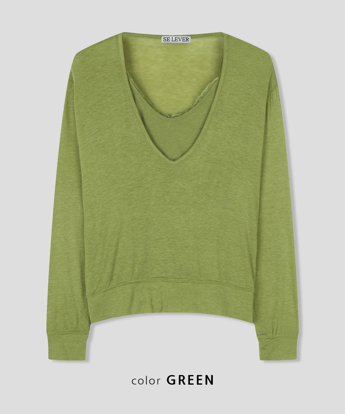 스르비(SELEVER) Ease Layered Top_6 Color