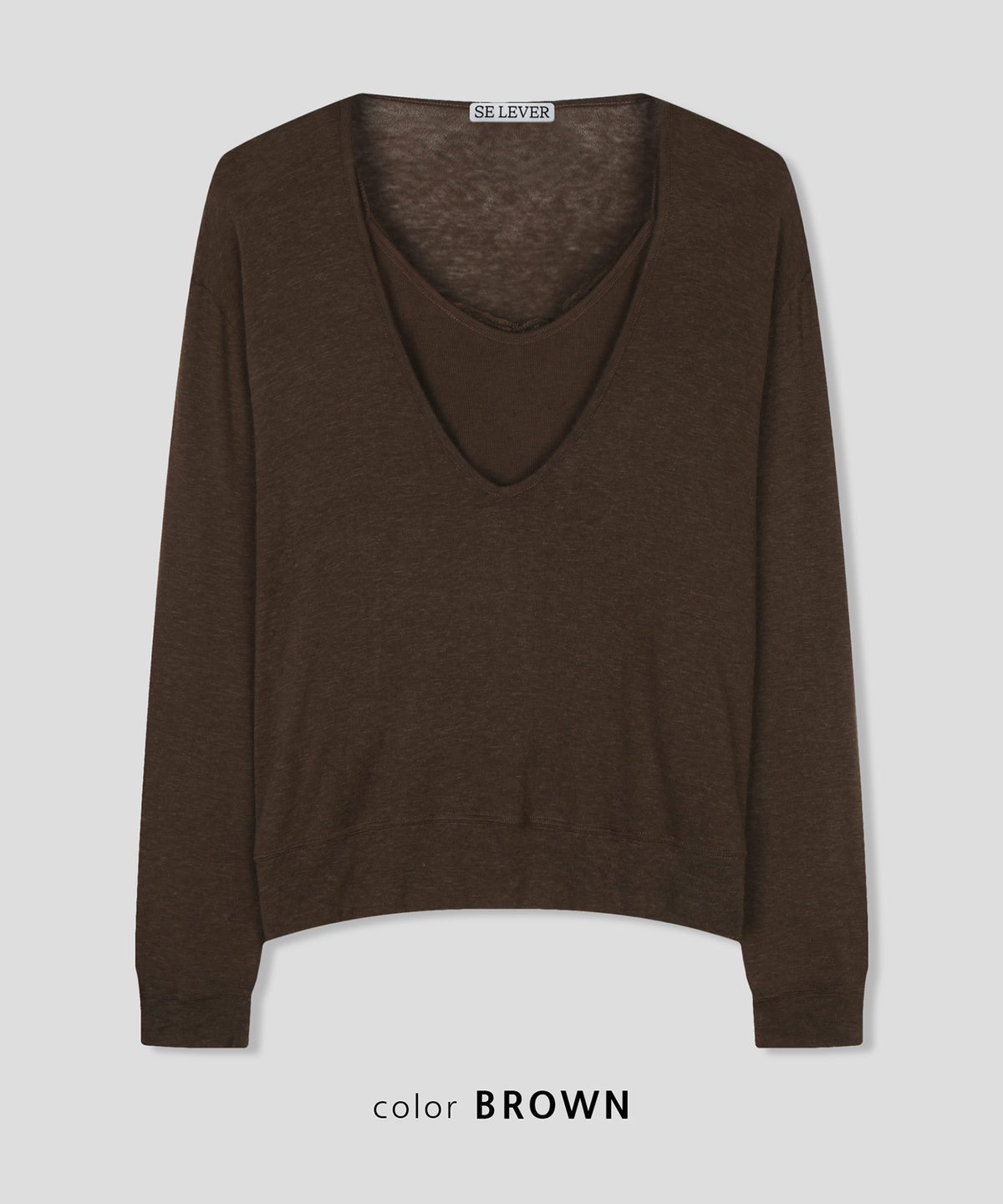 스르비(SELEVER) Ease Layered Top_6 Color