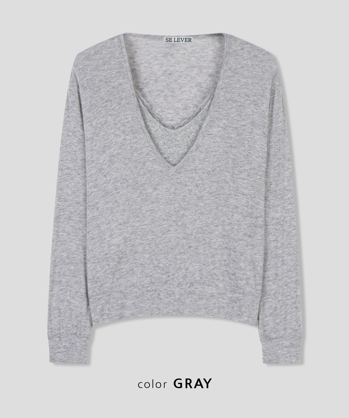 스르비(SELEVER) Ease Layered Top_6 Color