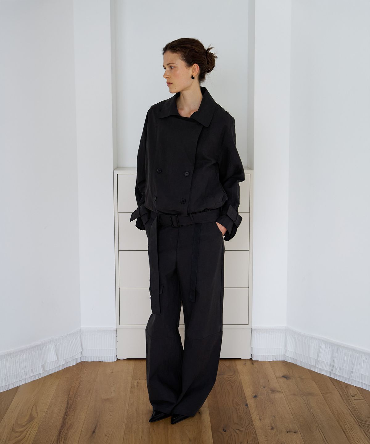 스르비(SELEVER) Row Belt Cargo Pants_2 Color