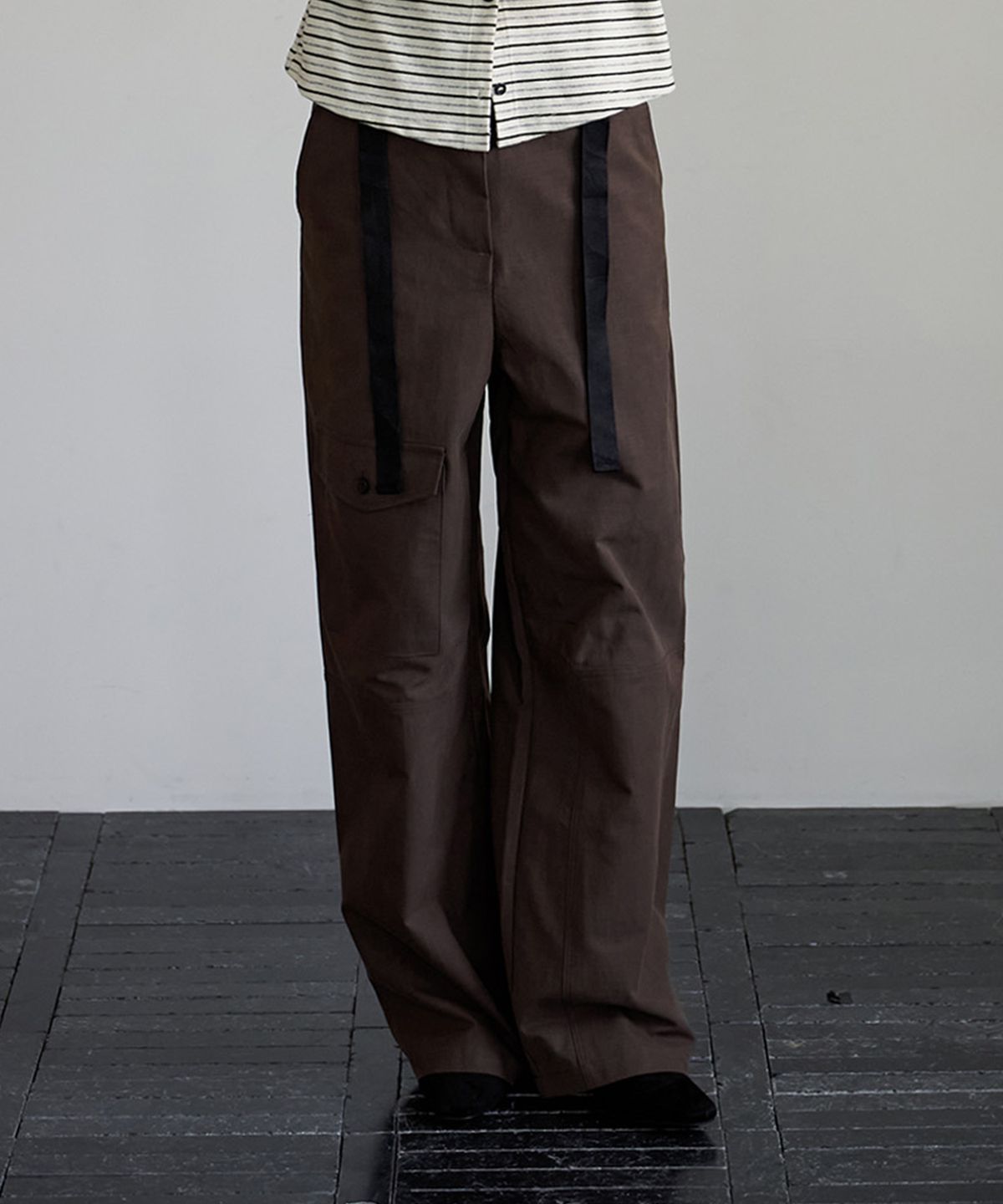 스르비(SELEVER) Row Belt Cargo Pants_2 Color