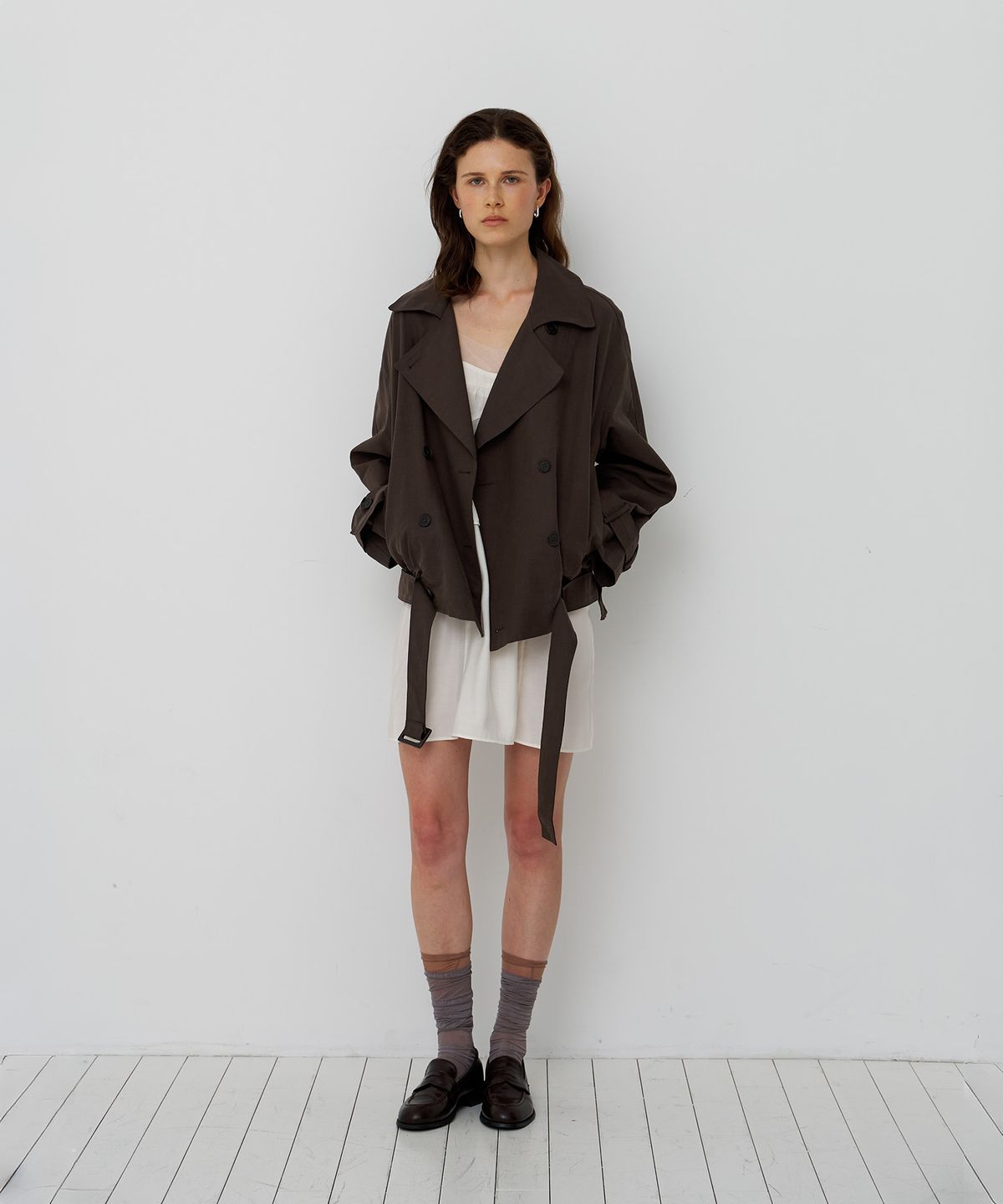 스르비(SELEVER) Frame Layered Dress_2 Color