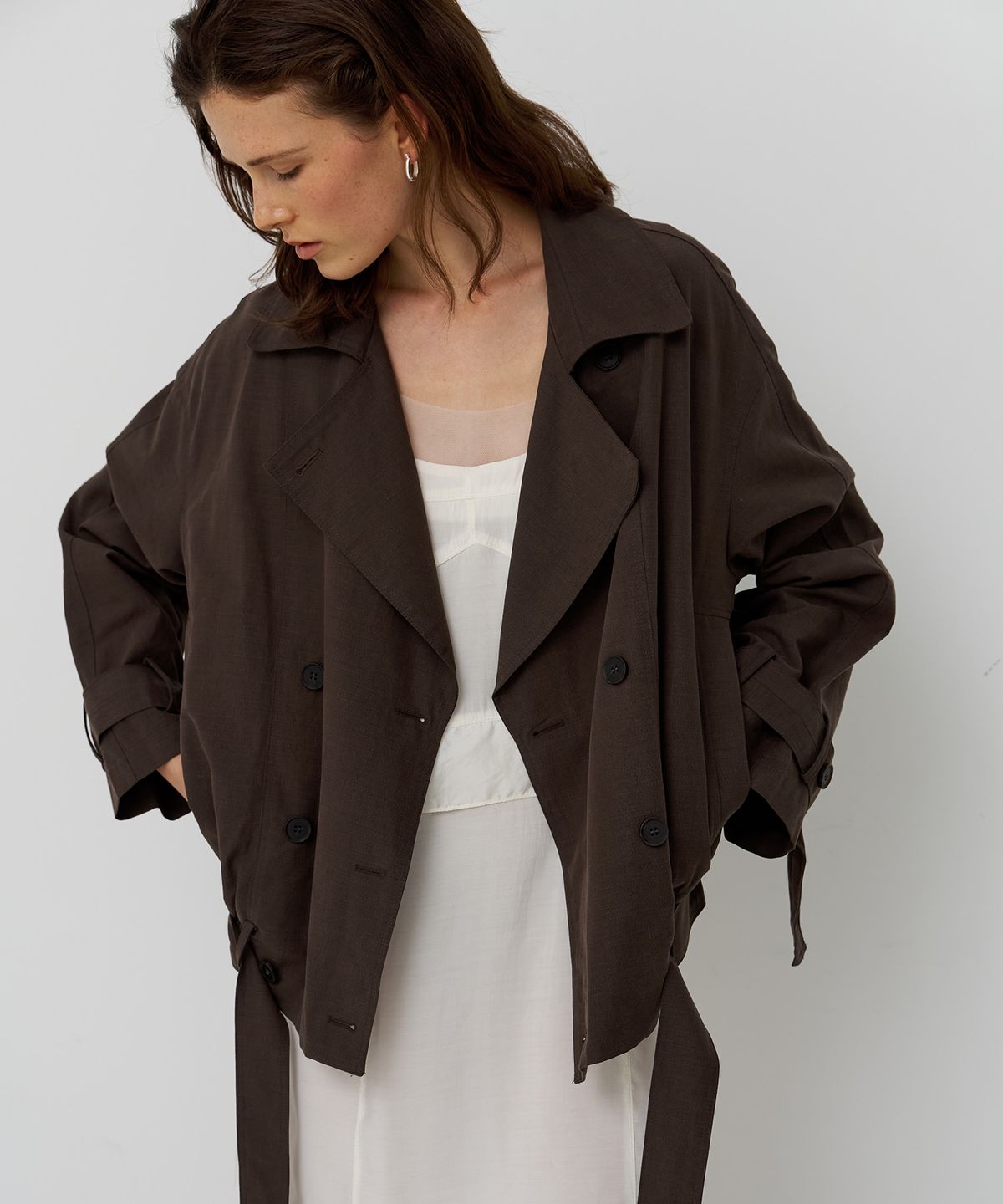 스르비(SELEVER) Frame Layered Dress_2 Color