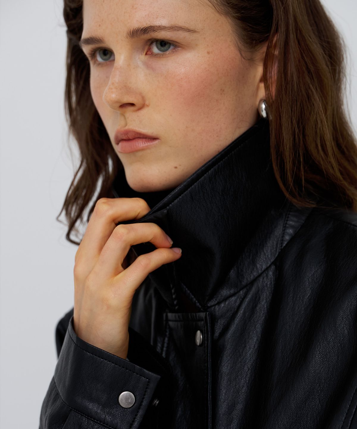 스르비(SELEVER) Rove Belt Leather Jacket_3 Color