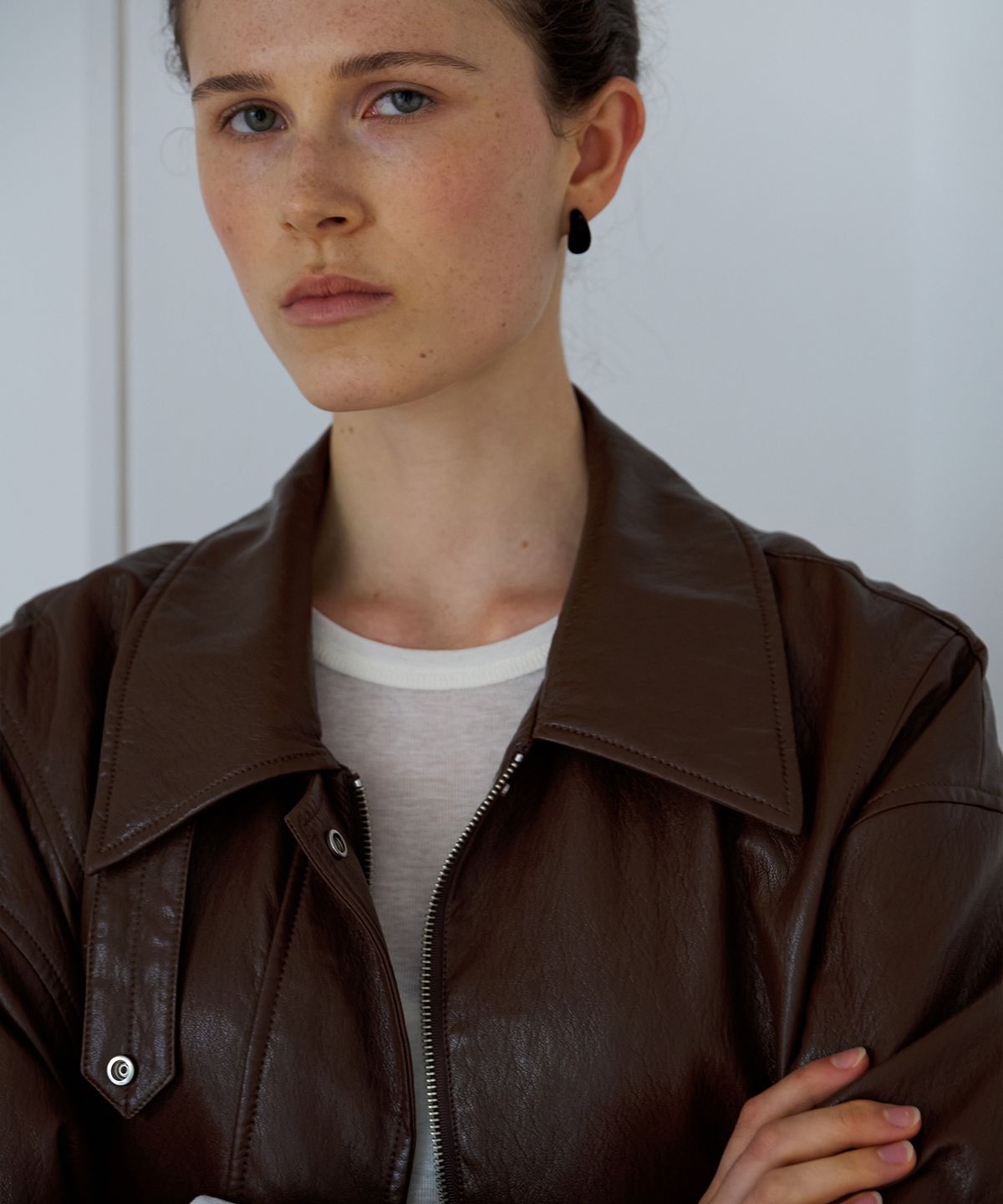 스르비(SELEVER) Rove Belt Leather Jacket_3 Color
