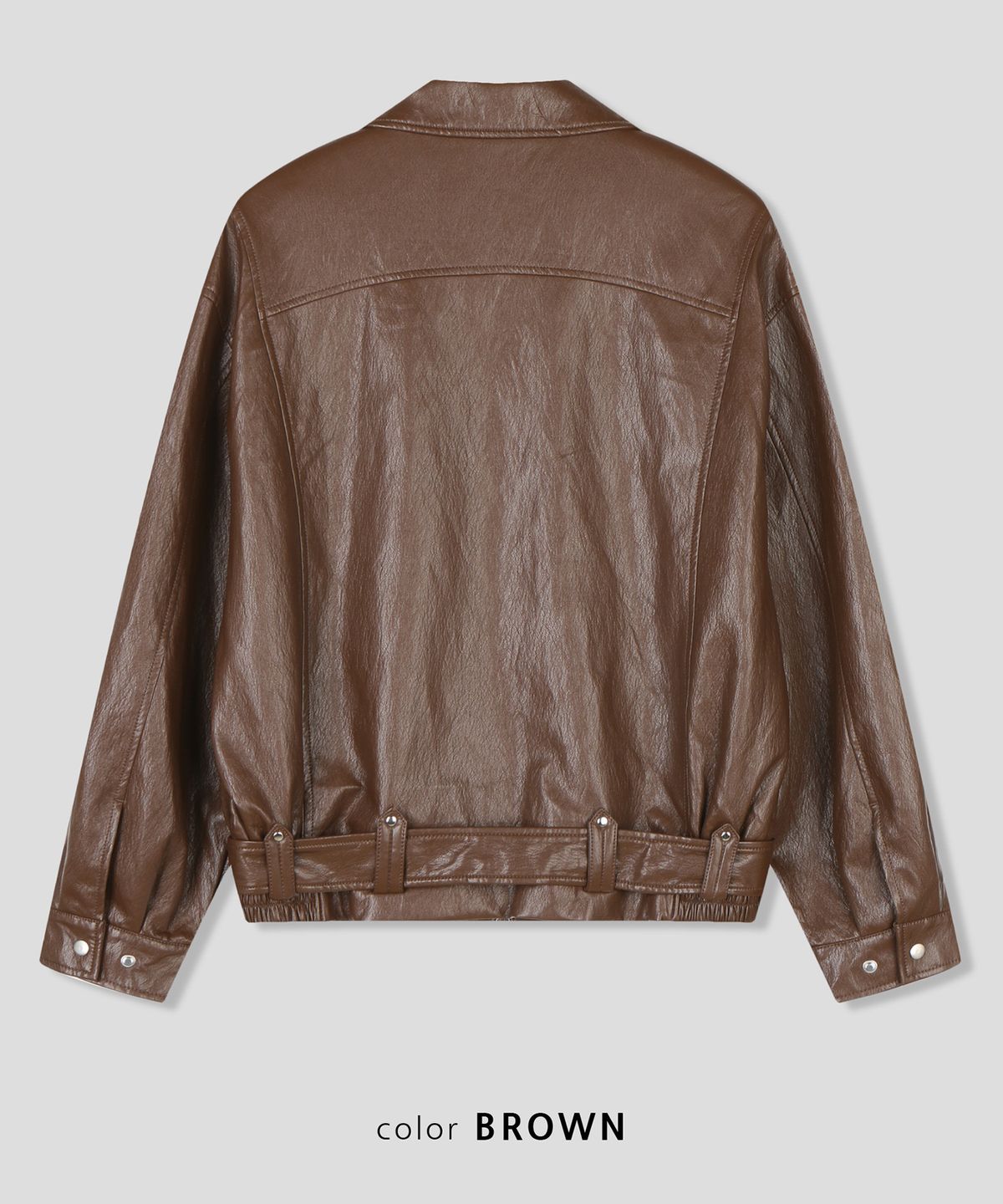 스르비(SELEVER) Rove Belt Leather Jacket_3 Color