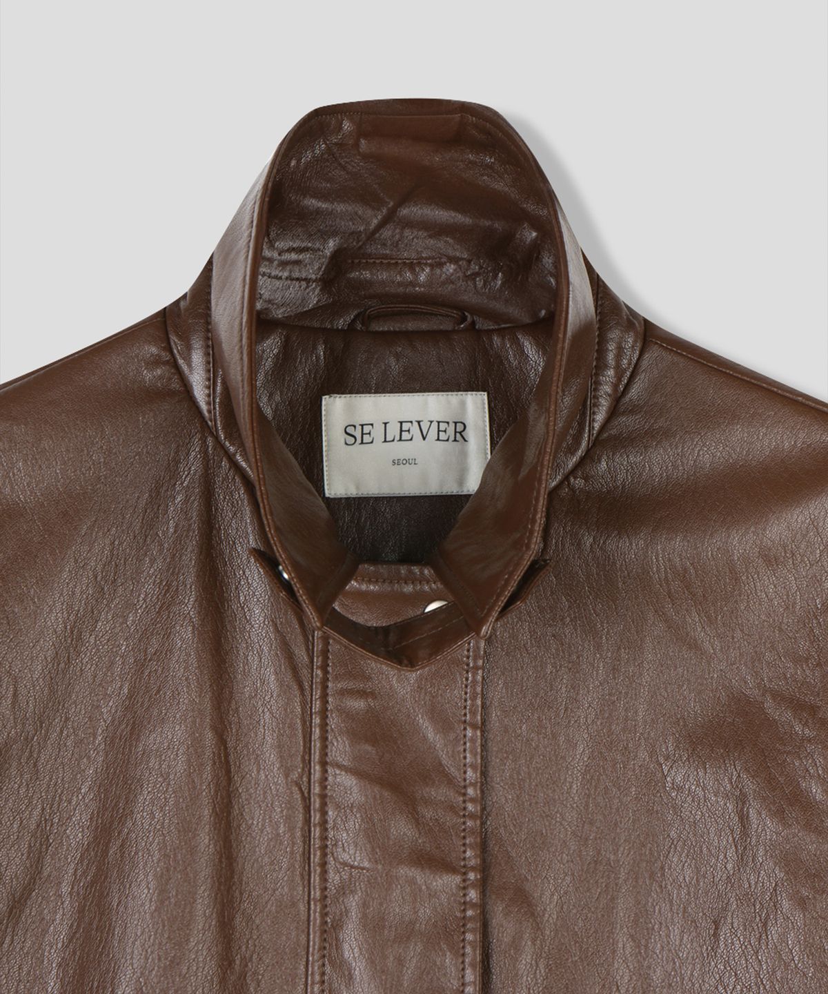 스르비(SELEVER) Rove Belt Leather Jacket_3 Color