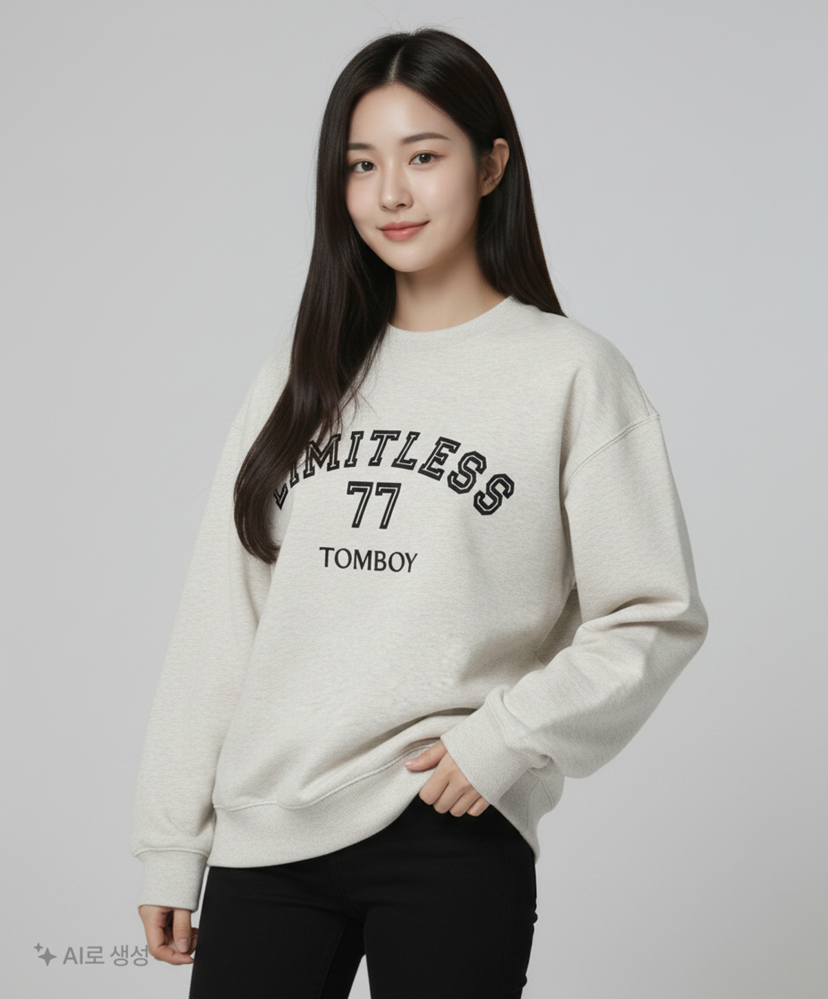 스튜디오 톰보이(STUDIO TOMBOY) 맨투맨/스웨트셔츠 ONE