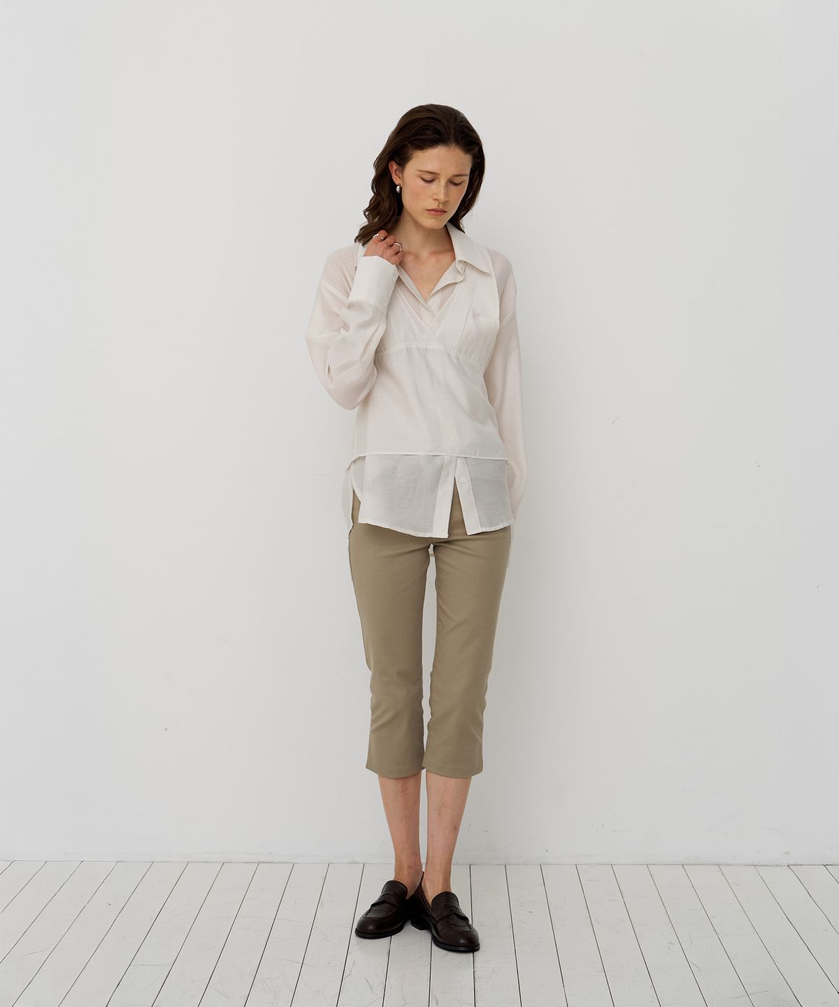 스르비(SELEVER) Lune Halter Shirt_3 Color