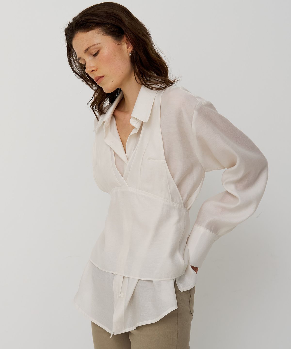 스르비(SELEVER) Lune Halter Shirt_3 Color