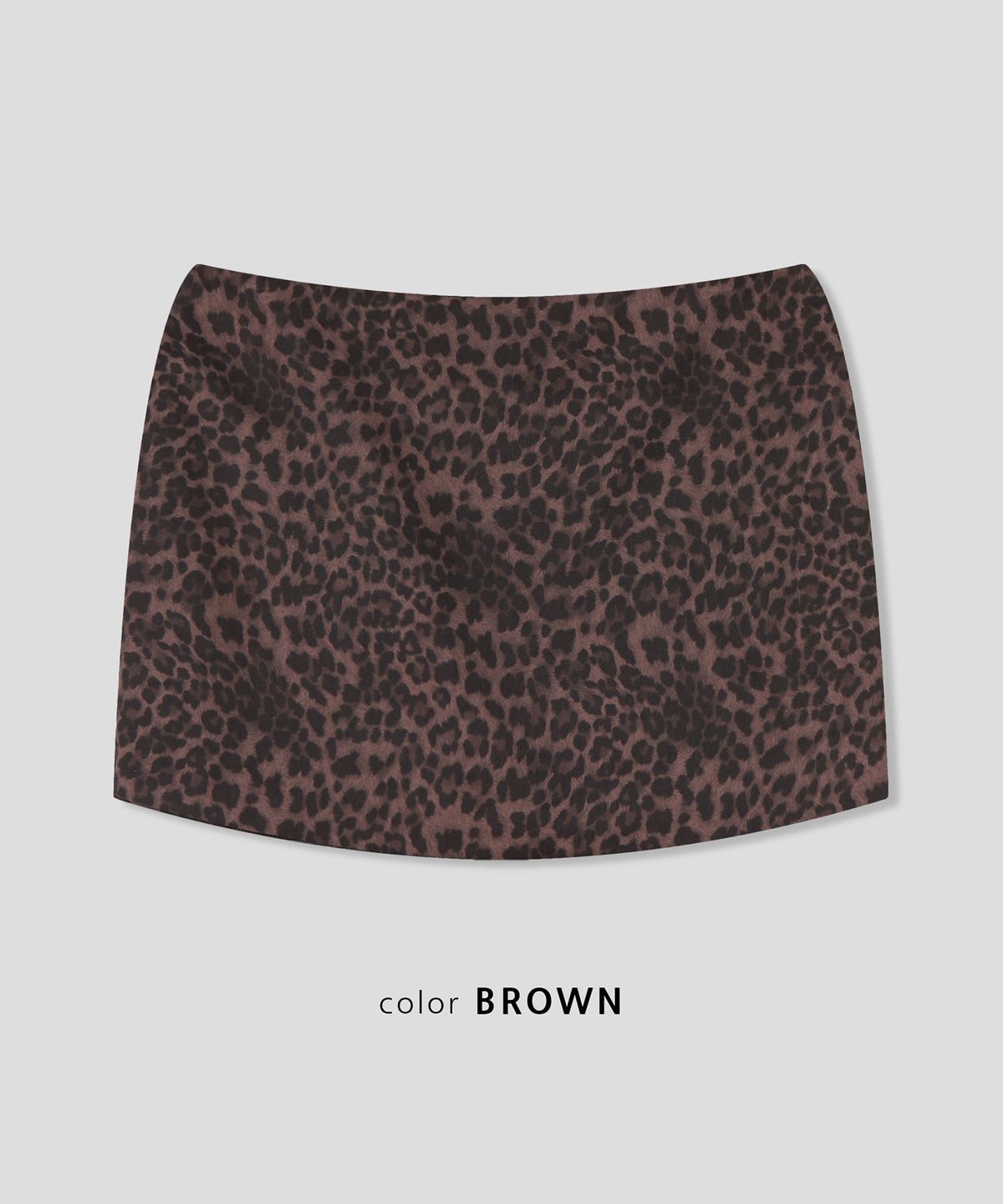 스르비(SELEVER) Leopard Mini Skirt