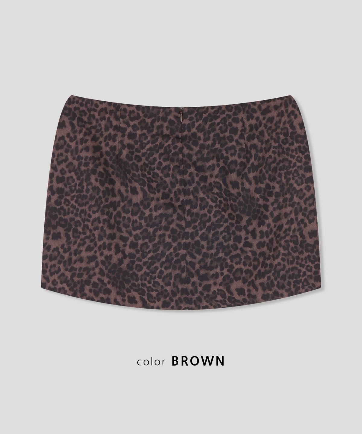 스르비(SELEVER) Leopard Mini Skirt