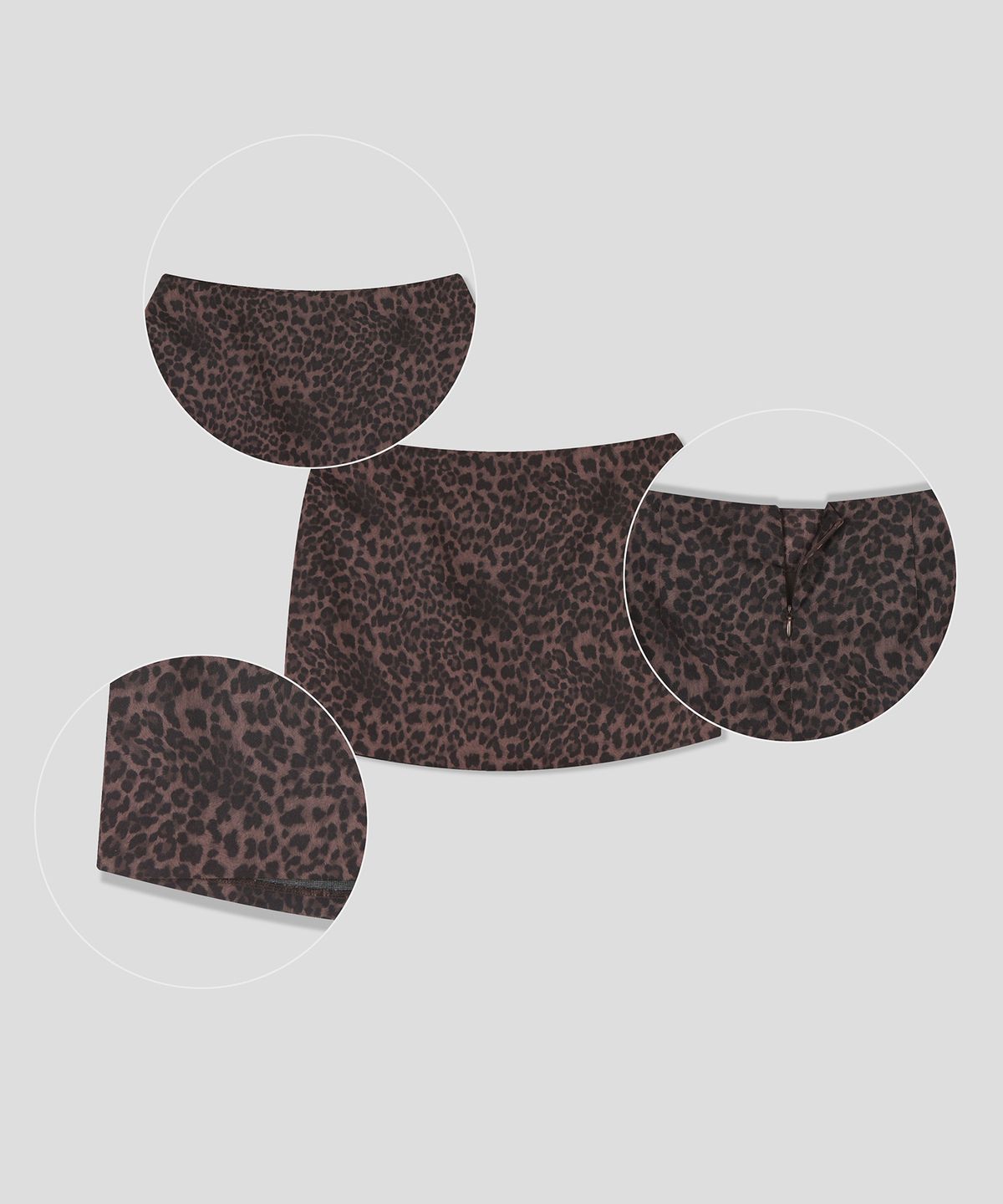 스르비(SELEVER) Leopard Mini Skirt