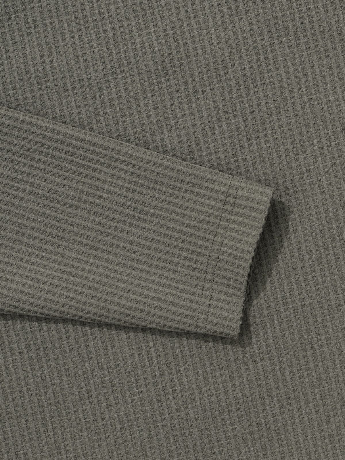 케이투(K2) FLYHIKE 테크 와플 라운드 티셔츠_DARK KHAKI GREY