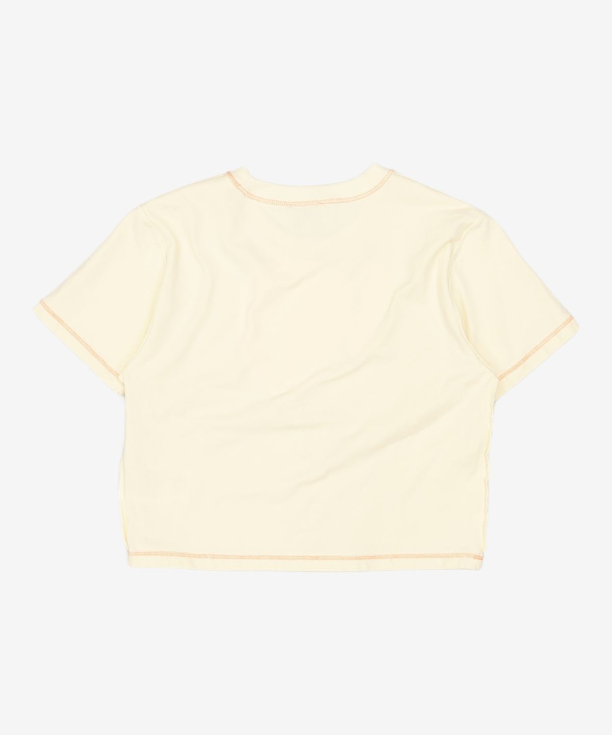마리떼 프랑소와 저버(MARITHÉ + FRANҪOIS GIRBAUD) W CLASSIC LOGO BABY CROP TEE light yellow M