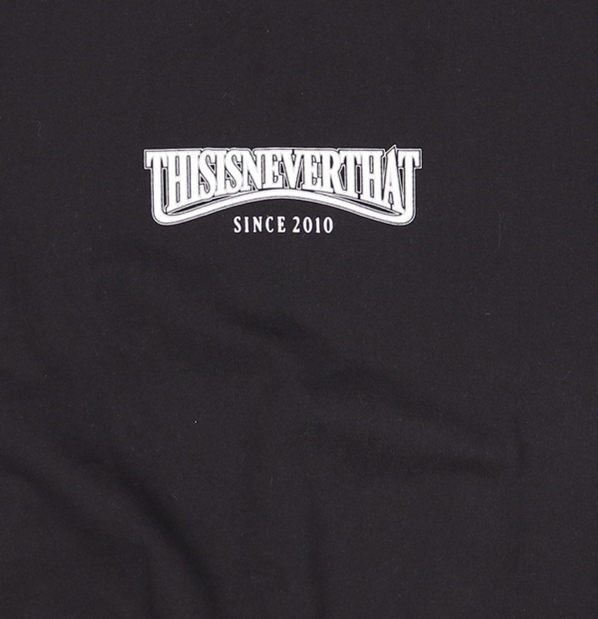 디스이즈네버댓(THISISNEVERTHAT) Low Arch Crewneck Black L