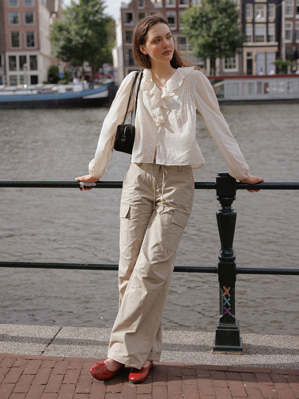 랭앤루(LANGNLU) ZELDA Cargo Pants(젤다)_BEIGE