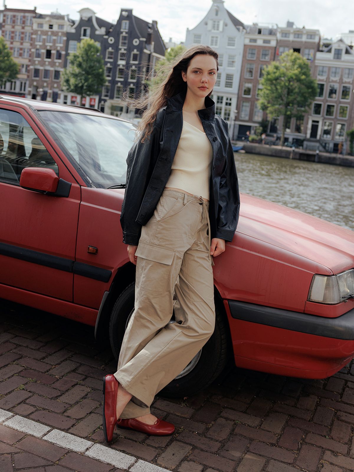 랭앤루(LANGNLU) ZELDA Cargo Pants(젤다)_BEIGE