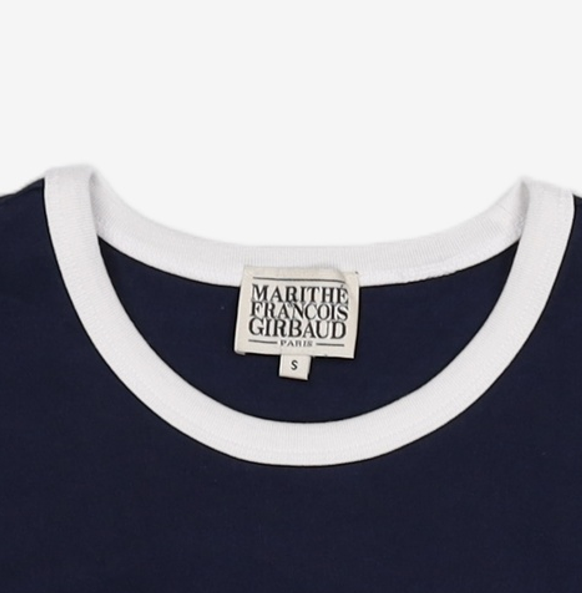 마리떼 프랑소와 저버(MARITHÉ + FRANҪOIS GIRBAUD) W CLASSIC LOGO RINGER TEE navy S