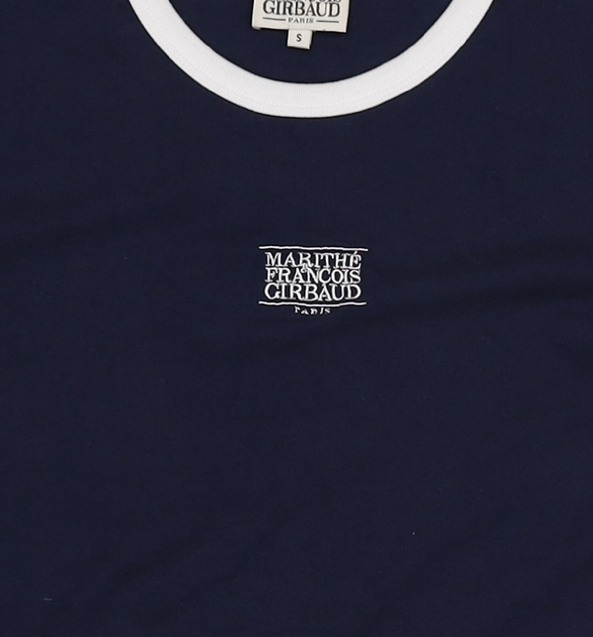 마리떼 프랑소와 저버(MARITHÉ + FRANҪOIS GIRBAUD) W CLASSIC LOGO RINGER TEE navy S