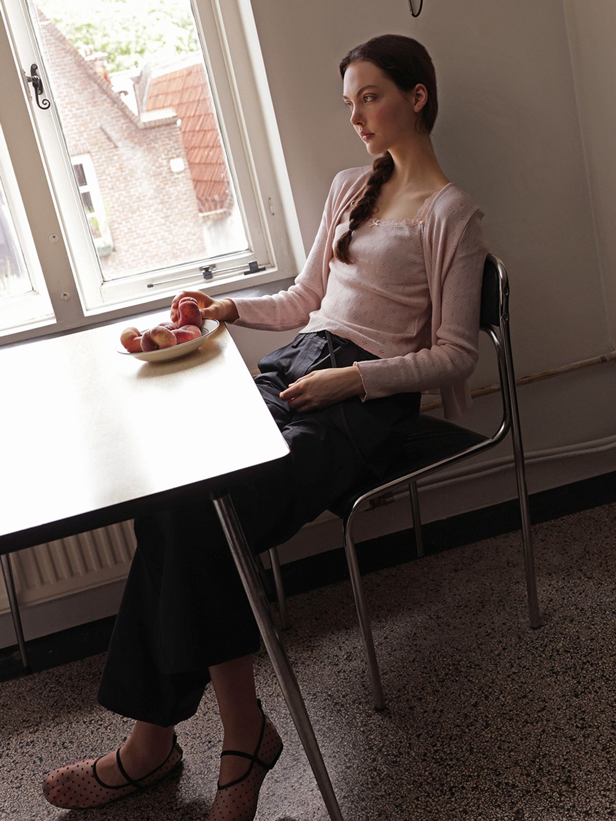 랭앤루(LANGNLU) OLDEBU Cardigan Set(올데브)_LIGHT PINK