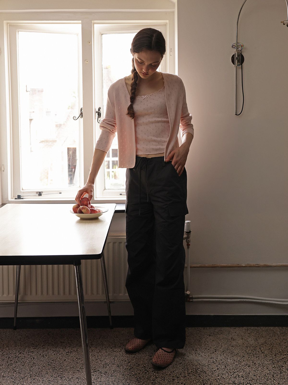 랭앤루(LANGNLU) OLDEBU Cardigan Set(올데브)_LIGHT PINK