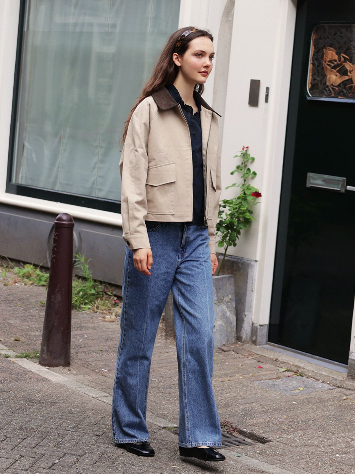 랭앤루(LANGNLU) ZAANDAM Work Jacket(잔담)_BEIGE