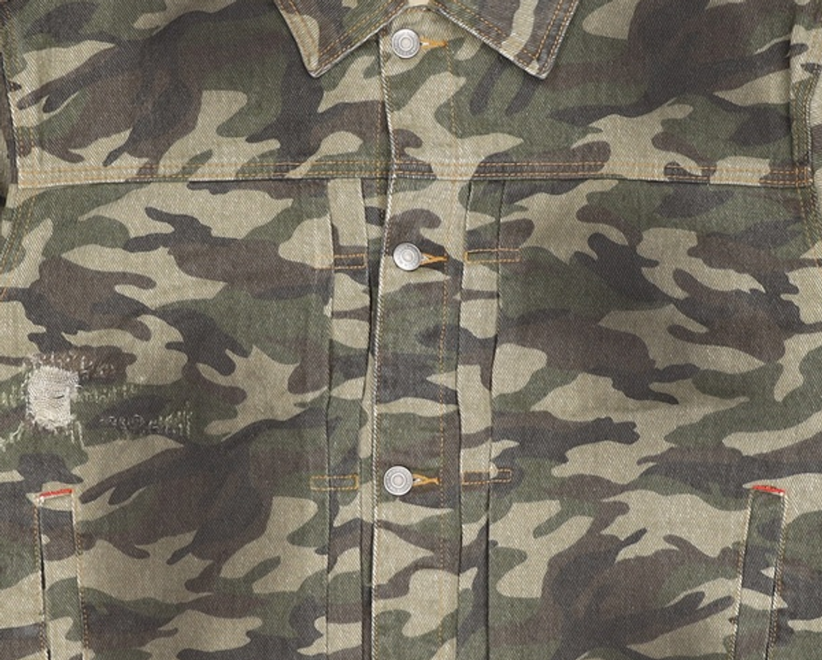 메인부스(MAINBOOTH) Destroyed Camo Trucker Jacket(CAMO) 3