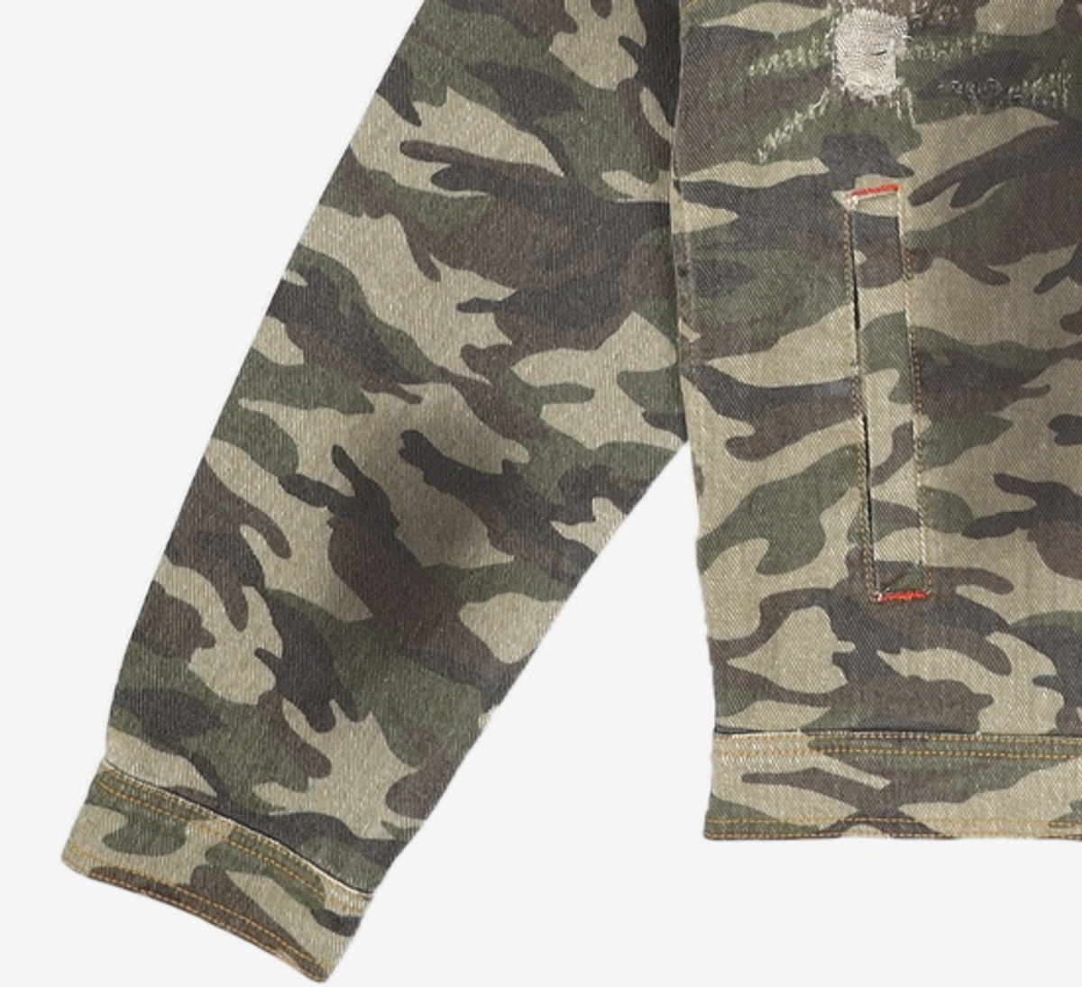 메인부스(MAINBOOTH) Destroyed Camo Trucker Jacket(CAMO) 3