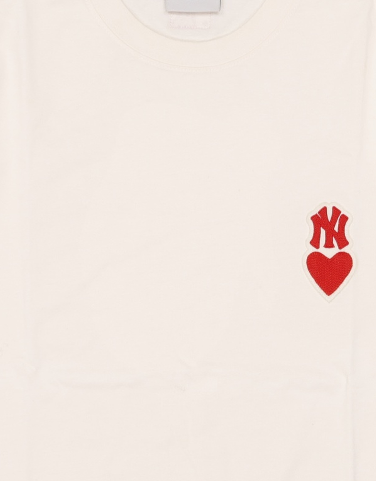 엠엘비(MLB) 하트 스몰로고 컴포터블핏 반팔 티셔츠 B (M.Grey) L